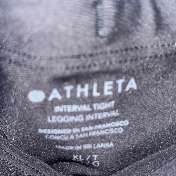 Athleta Black Leggings - Picture 4 of 6
